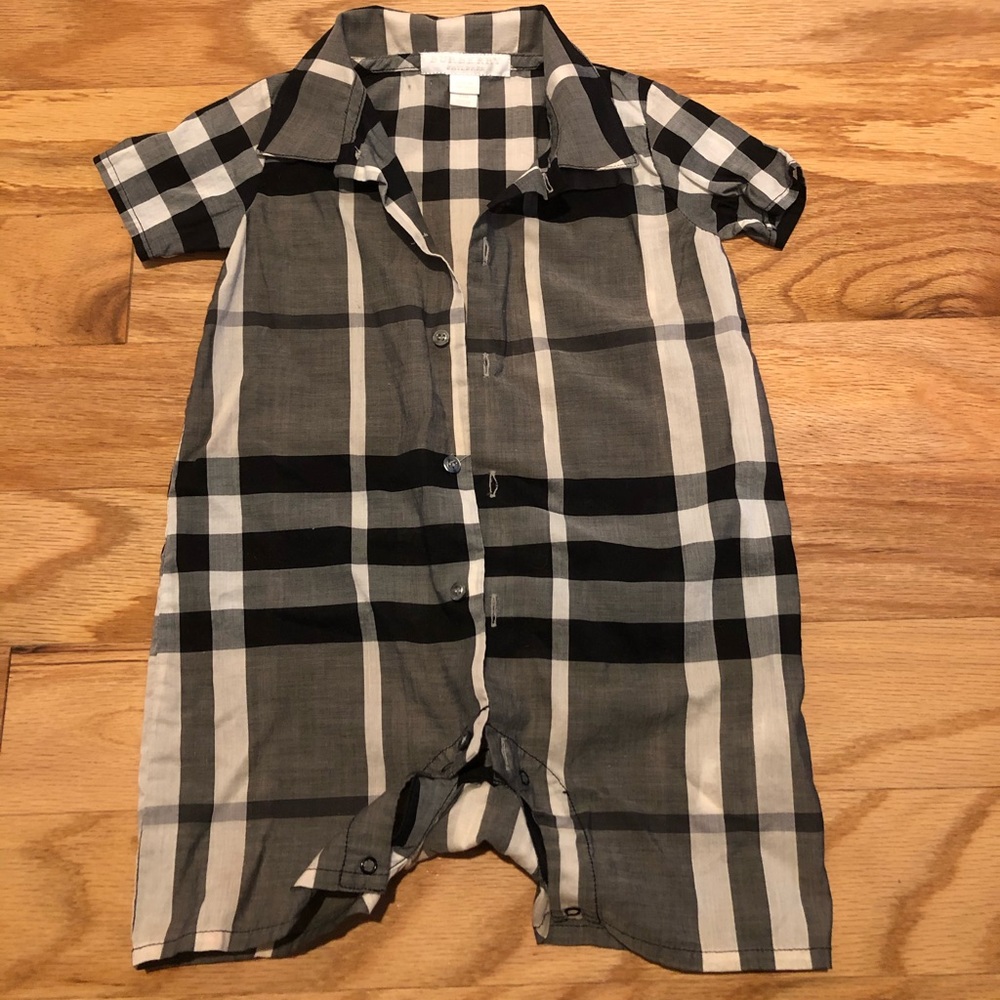 Authentic Burberry Baby One piece outfit